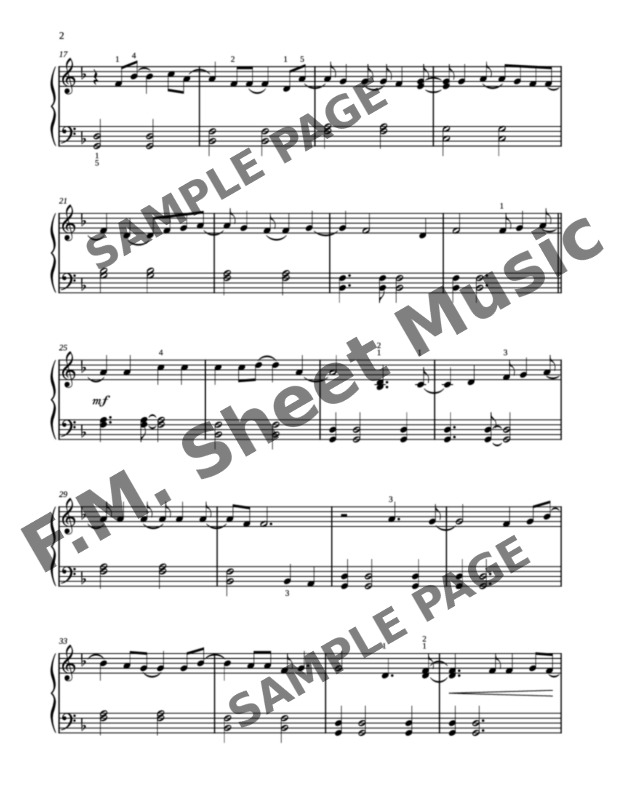 A long december easy piano by counting crows f m sheet music pop